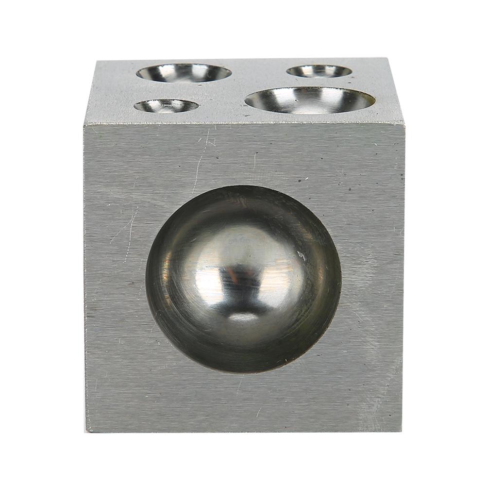 

18 Hole Dapping Block High Hardness Silver Gold Jewelry Making Processing Tool