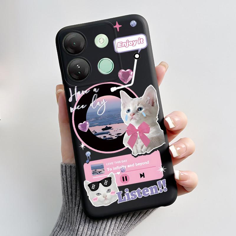 Cute Case For Infinix Smart 7 HD / Smart 7 Plus Fundas Coque Printing Shell Protective Cover Soft Silicone Cartoon Phone Casing