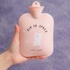 PVC Cartoon Pig Hot Water Bag with Plush Cover Hand Warmer Portable Hot Water Bottles  Foot