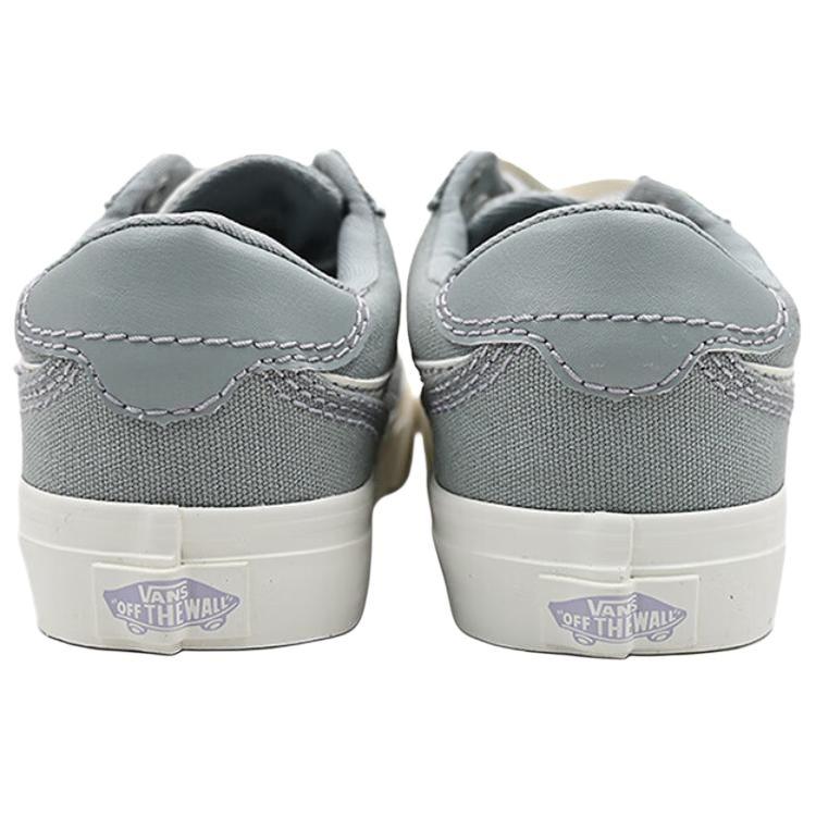 Vans Brooklyn Ls Trendy Versatile Low-Top Skate Shoes Women sneaker Gray VN000D7UTTN