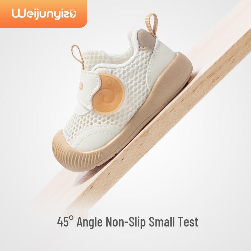 Summer Mesh Breathable Toddler Sandals - Boys & Girls, Soft Sole, Ideal for One-Year-Olds