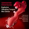 Vibrador de Lengua Scroll Clitoriano 3 en 1 para Mujeres Estimulador del Clítoris, Pezones, Punto G Masajeador Vibrador de Vagina Femenina Juguetes Sexuales para Adultos Masturbador de Inserción 2026