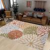 Non-slip Washable Outdoor Rug Tropical Botanical Waterproof for Patio Deck Backyard Decor