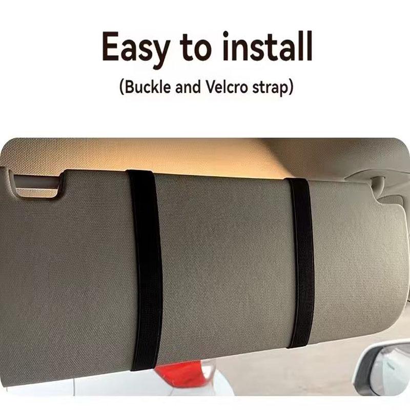 1 LED Lighted Makeup Mirror with Touch Button, 3 Lighting Modes And Built-In Fill Light, Suitable for Cars, Trucks