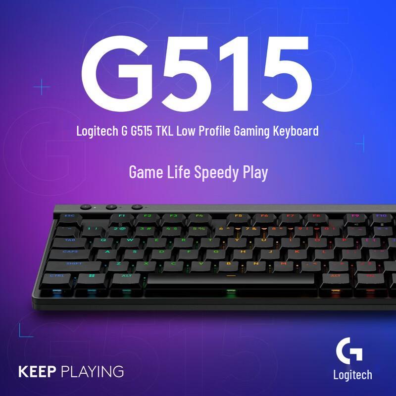 Logitech G515 LIGHTSPEED TKL Low-Profile Wireless Gaming Keyboard