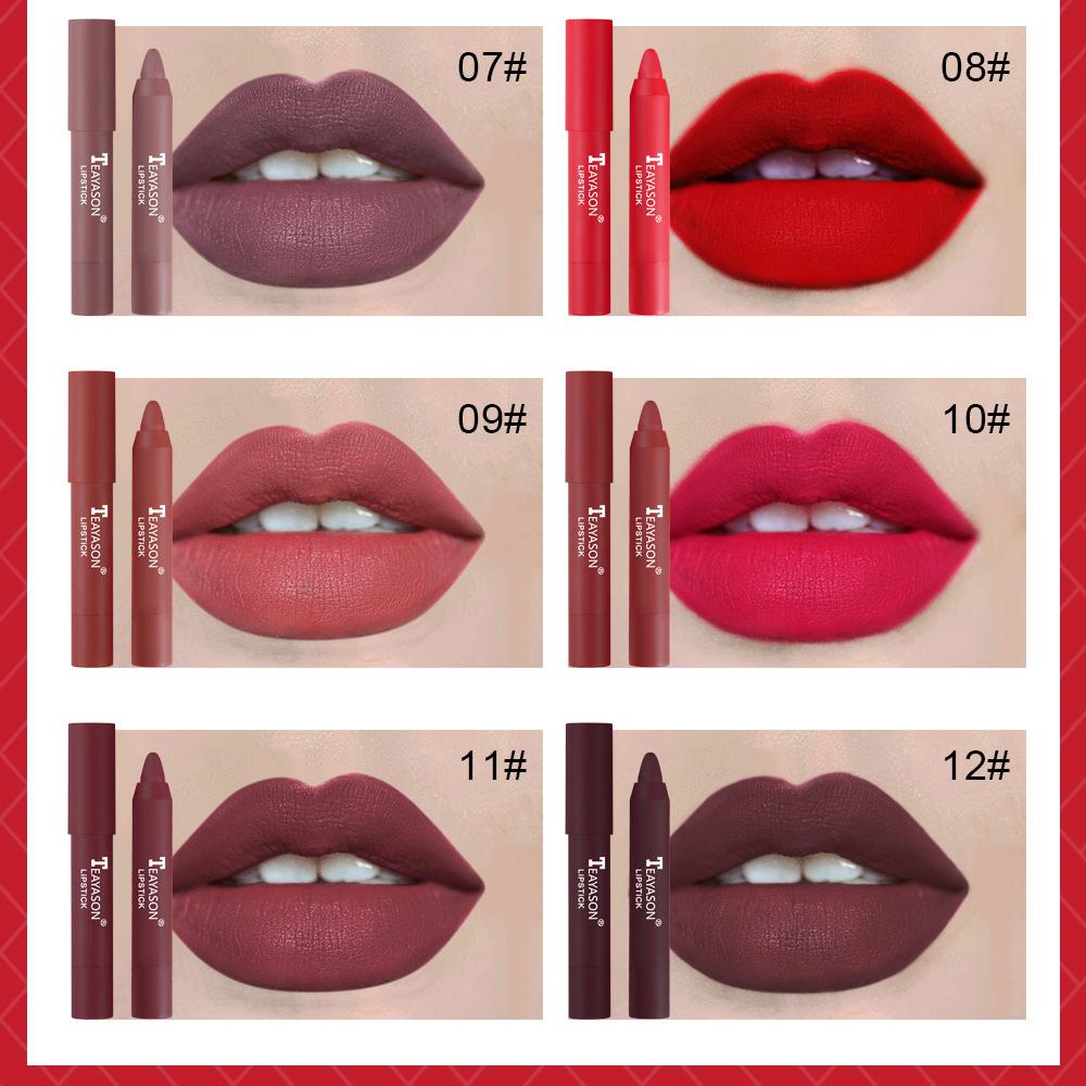 Exclusive Cross-Border Twist Lipstick Pen: Pigmented, Moisturizing Matte Lip Gloss & Easy-Apply Lip Glaze