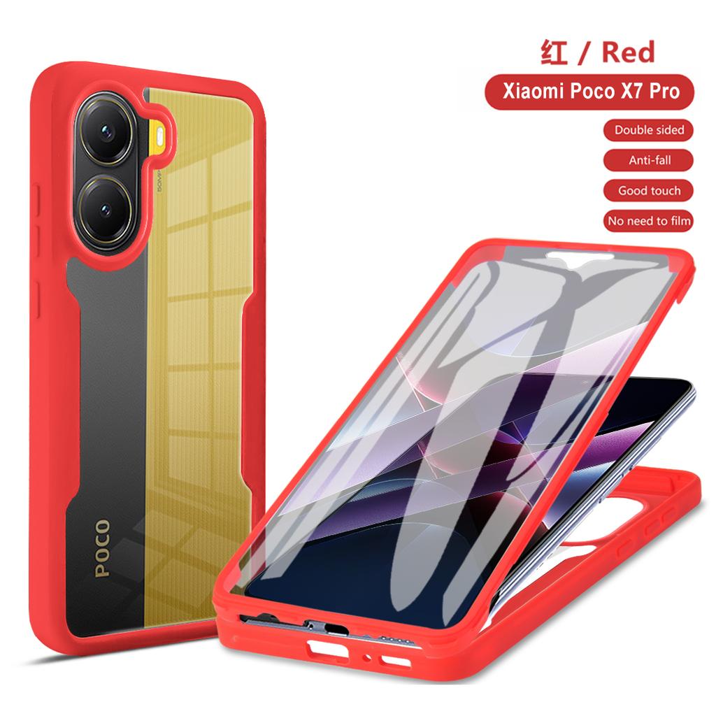Full Body Protection Shockproof Case for Xiaomi Poco X7 Pro 5G Protective Cover Clear Fundas Coque Capa
