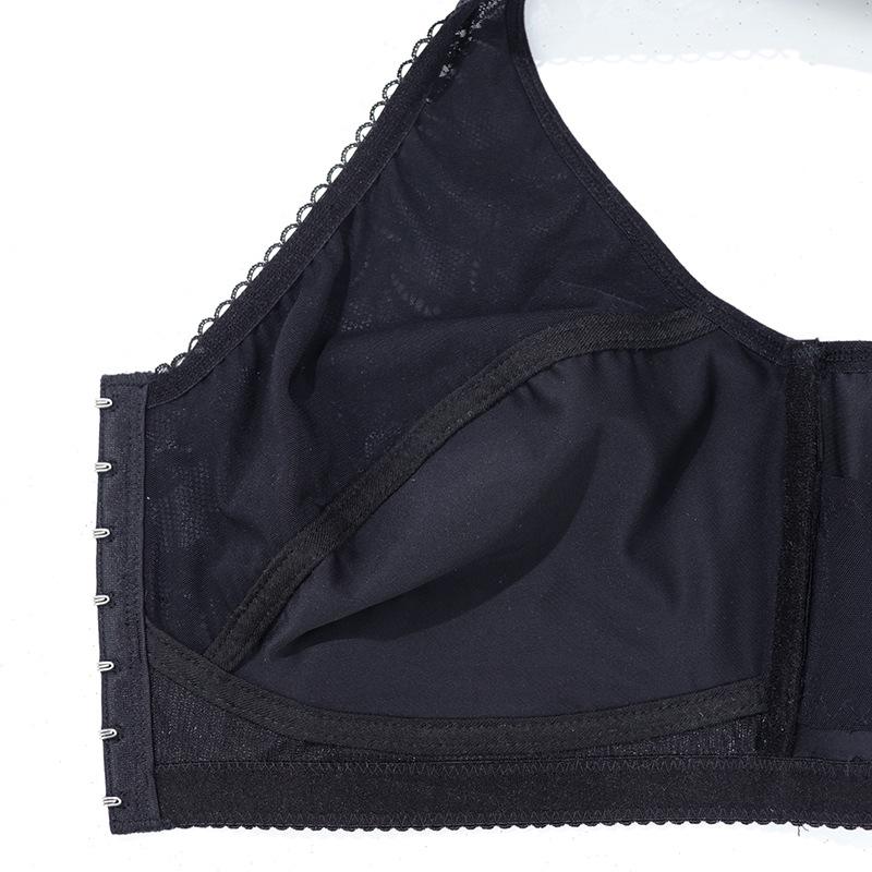Übergröße Nahtloser Spitzen-BH: Verschluss vorne, Vollschale, Bügellos, Superdünnes Design