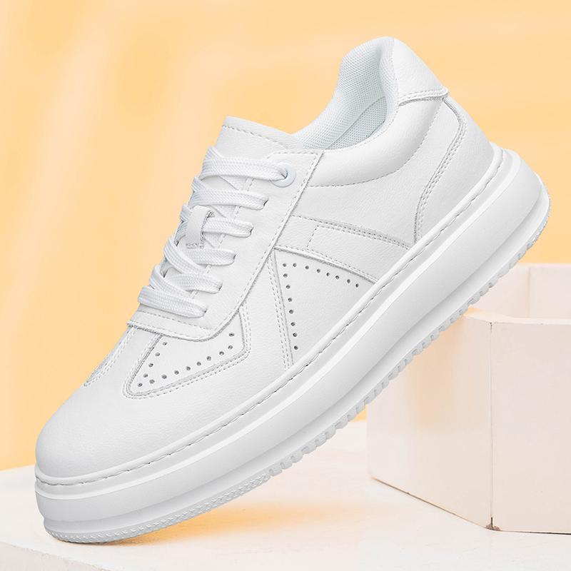 Fashion Fashionable Versatile Casual Shoes Genuine Leather Men's Sneakers New Trendy Male Skateboard Footwear Tenis Masculino Trainers