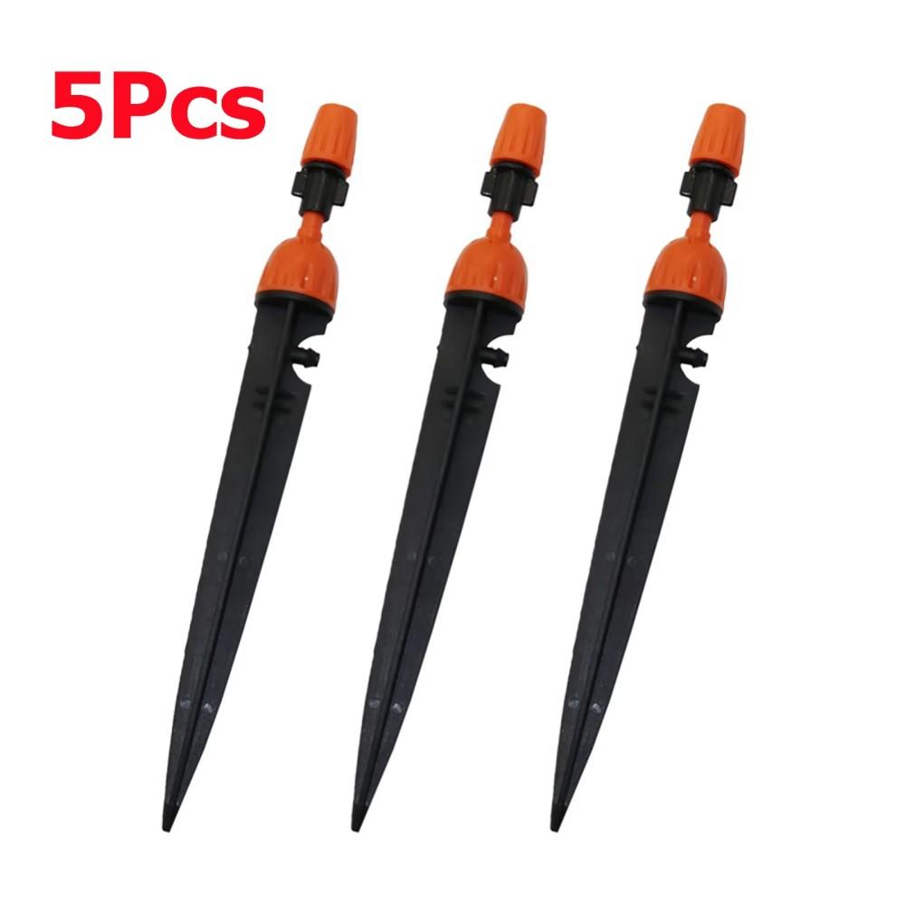 5/10/20Pcs 2-IN-1 Drip Misting Sprinkler Adjustable Atomized 1/4" Barb Nozzle Garden Greenhouse Flowerbed Bonsai Lawn Water Irrigation
