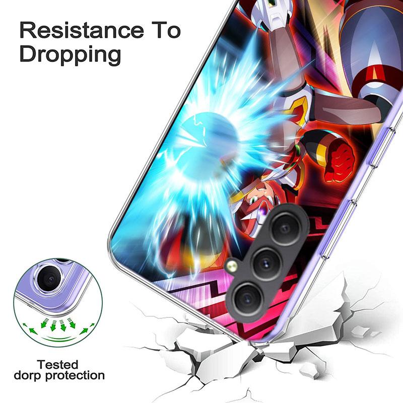 Game M-Megaman R-Rockman Phone Case for Samsung A17 A37 A57 A07 A16 A26 A36 A56 A06 A02S A12 A22 A32 A52S A04S A14 A24 A34 A54 A
