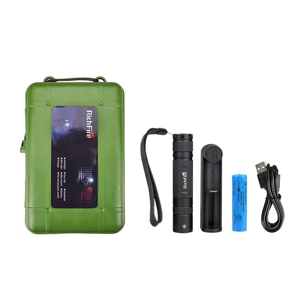 5W UV Nichia Lamp 365nm Black Mirror UV Uses One 18650 Battery Flashlight, Flashlight, Flashlight, (Battery Included)