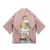 New Women's Cute Kitten Digital Print Summer Seven Sleeve Kimono Cardigan Japanese Kimono