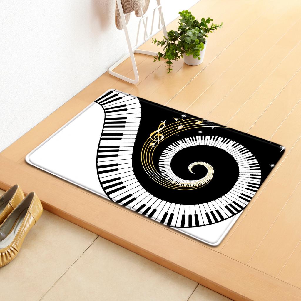 Creative Home Door Mat Water Absorbent Non-Slip Mat Living Room Kitchen Floor Mat Bedroom Carpet