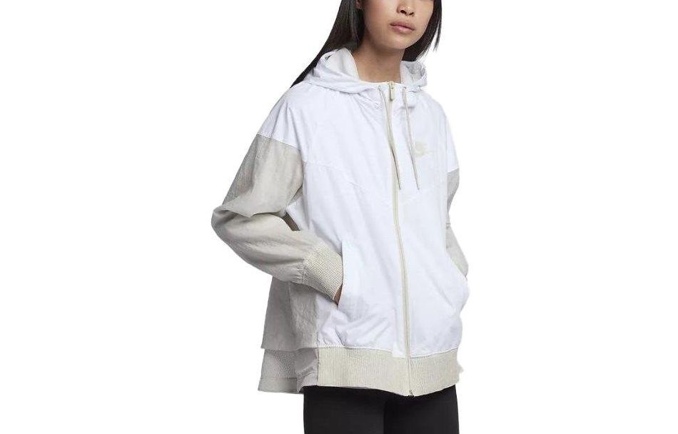 Nike NSW WINDRUNNER JKT NOVELTY Trench Coat Women s White 886269-100 XL