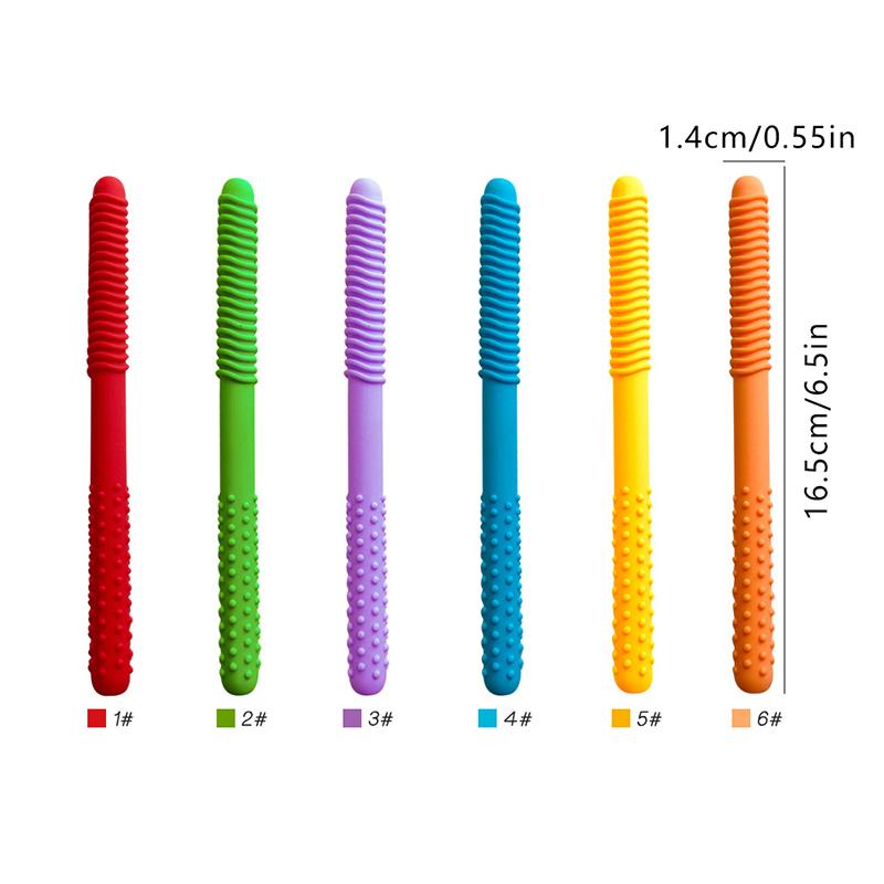 Hollow Chewing Tube: Oral Motor Training Teether for Speech Therapy & Baby Molar Massage - Safe Sensory Toy