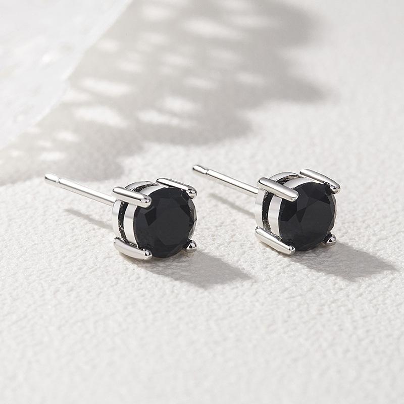 925 Silver Stud Earrings AAA Zircon High Quality For Women Earring Wedding Fine Fashion Jewelry Accessories Party Gift