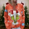 Women'S Christmas Sweater Cute Fun Christmas Sweater Fall And Winter Long Sleeve Knitted Sweater