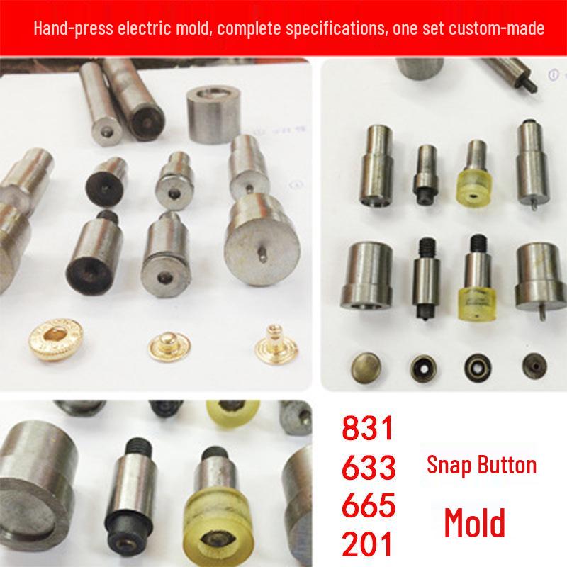 Metal Snap Button Hand Press & Electric Rivet Mold Tool