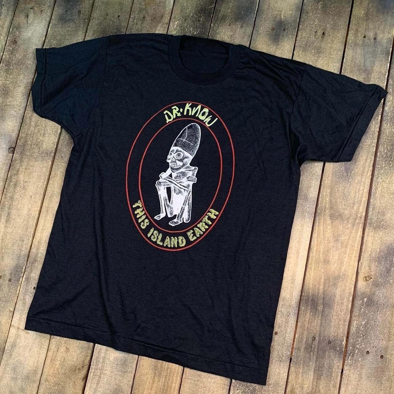 Dr Know Band Black Unisex Tshirt All Streetwear Harajuku S