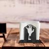 Halloween Napkin Holder, Wood Tombstone Hand Napkin Holder, Decorative Paper Towel Stand for Kitchen Dining Table Party Decor