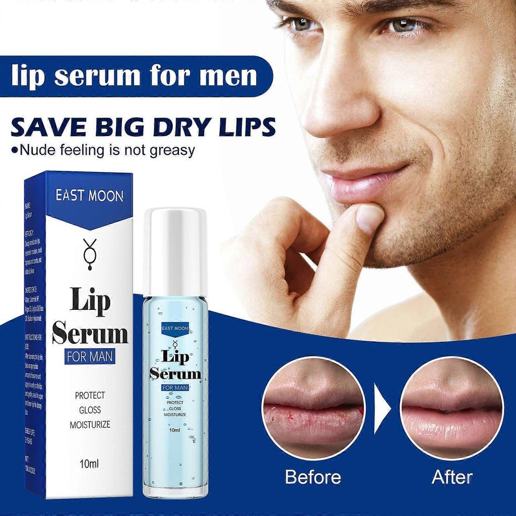 East Moon Lip Essence Roller Ball Liquid - Moisturizes, Reduces Lip Lines, Prevents Dryness And Dead Skin, Plumps And Hydrates Lips