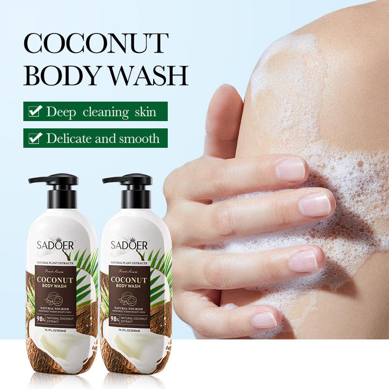 Gel douche aux fruits 400 ml SADOER Gel douche hydratant pour la peau