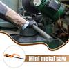 Aluminum Metal HackSaw Aluminum Hack Saw 11Inches Hand Metal Hacksaw High-Tension Hand Tools Adjustable Compact Hand Hacksaw For