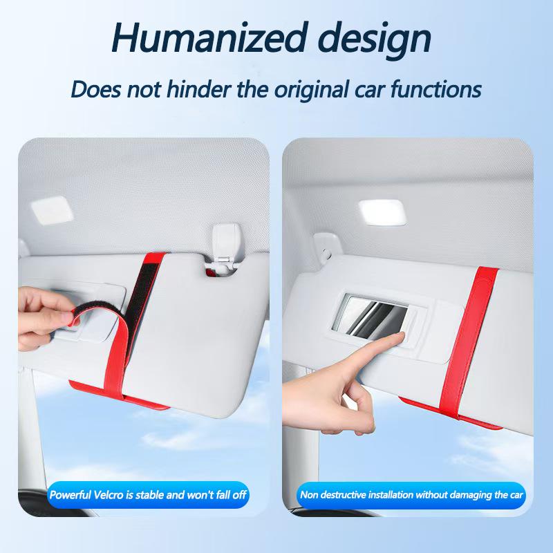 Auto Leder Sonnenblende Aufbewahrungstasche Sonnenbrille Ticket Kartenhalter Zubehör für Chevrolet Spark Captiva Cruze Tracker Epica SS Z71