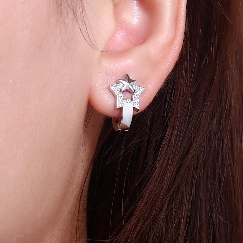 Trendy European & American Style Star Ear Hoops, Cuffs & Rings