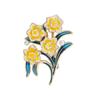 Flower brooch autumn and winter fashion brooch niche high-end design sense pin temperament accessories