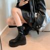 Knight Boots Women's 2025 Autumn and Winter New Cigarette Boots Knight Boots Versatile Thin Boots Heightening Thick-soled Small Short Boots
