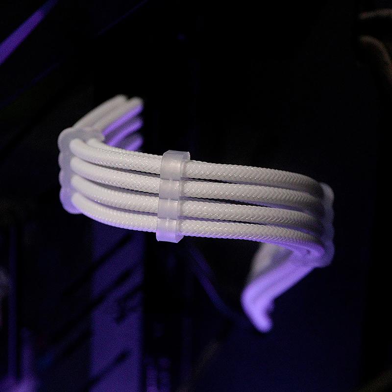 Psu Atx 24Pin Extension Cable Nylon Braided 8-Pin 6+2Pin Cord 24-Pin Motherboard Extension For Computer Pc Case Power Cable Kit