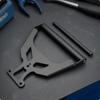 Motorcycle Navigation Bracket Matte Black Phone Metal