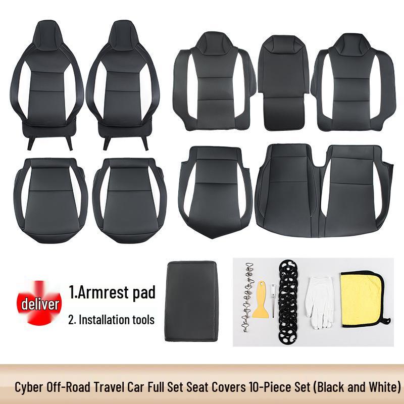 

Tesla Cybertruck Full Coverage Car Seat Cushion Compatible with Cybertruck