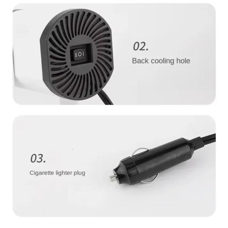 Зимний автомобильный обогреватель 12 В 150 Вт — фото 7