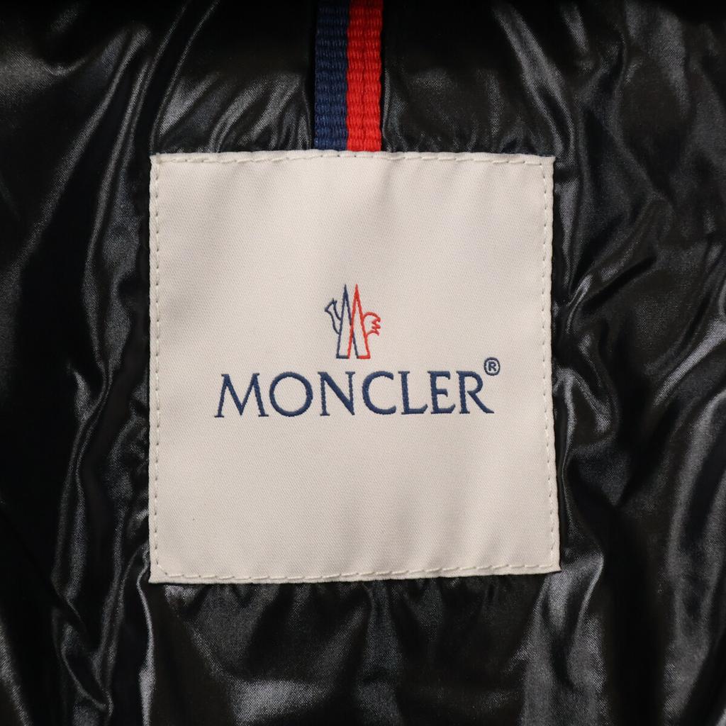 Moncler BADYFUR Shiny Nylon Short Down Jacket Jacket 0 blackUsed