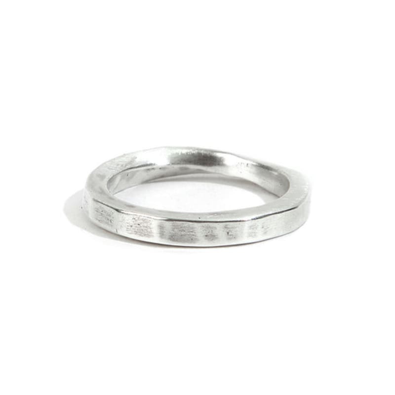 SEWNSWEN SEWN SWEN SILVER HAMMERED TWIST RING