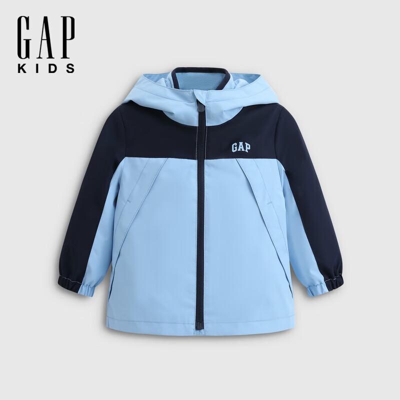 Gap Toddler Girls  3-in-1 Logo Windproof Water-Resistant Fleece Jacket 90/52