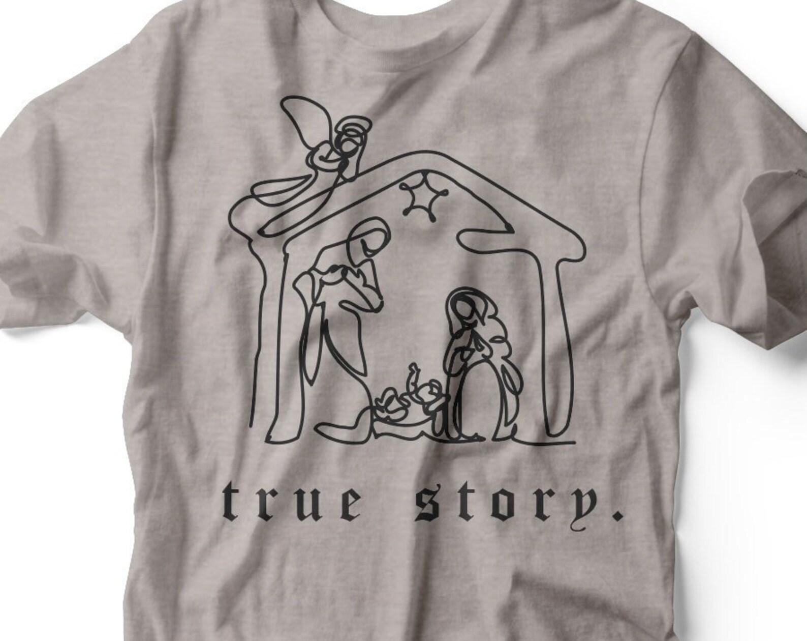 True Story - Christmas | Stone Classic Crew | T-Shirt XL