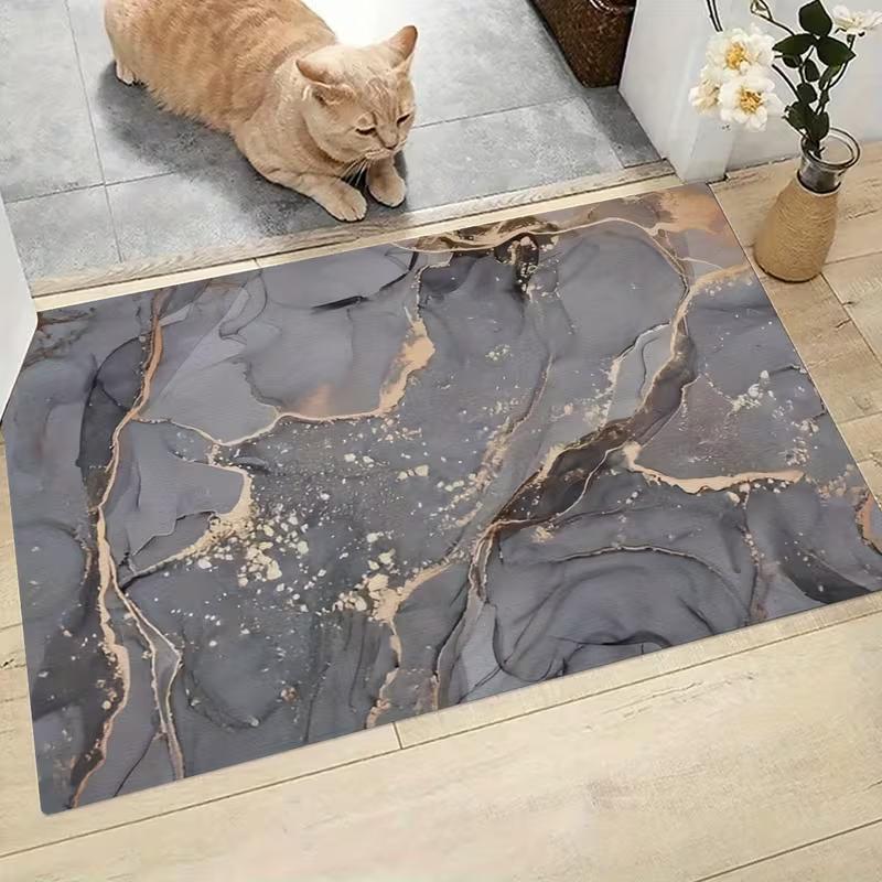 

Marble Floor Mat Kitchen Floor Mat Hallway Floor Mat Bedroom Entrance Floor Mat Living Room Floor Mat Indoor Outdoor Door Mat 40cm x 60cm
