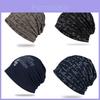 Hip Hop Letter Knit Beanie With Breathable Polyester For Adults Spring Autumn Wear