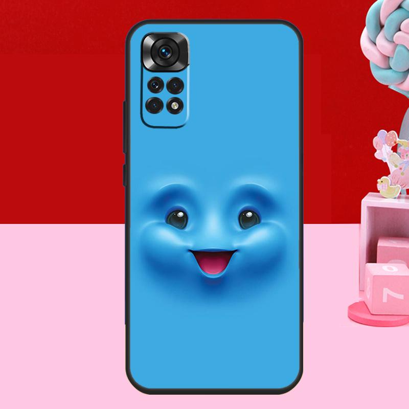 3D Funny Face Cute Case For Xiaomi Redmi Note 14 13 12 11 10 15 Pro Plus Redmi 15 C 13C 10C 12C 14C Soft Cover