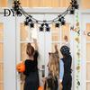 Halloween Party Decorations 10 FT Garland, Spooky Spider Bat Pumpkin Hanging Bunting Classic Holiday Celebration Ornaments Banner Decoration
