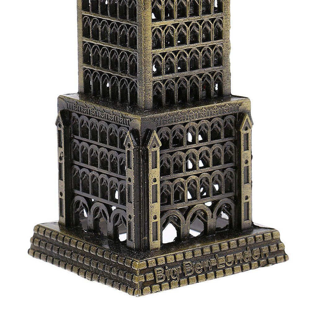 Metal Souvenir Home Crafts Big Ben Tower Sculpture Big Ben Model Desktop Ornament Home Decoration