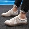 Leather Patchwork Casual Sneakers Men's Flat Lace Up Casual Shoes Outdoor Leisure Jogging Sneakers for Women Zapatillas Casuales
