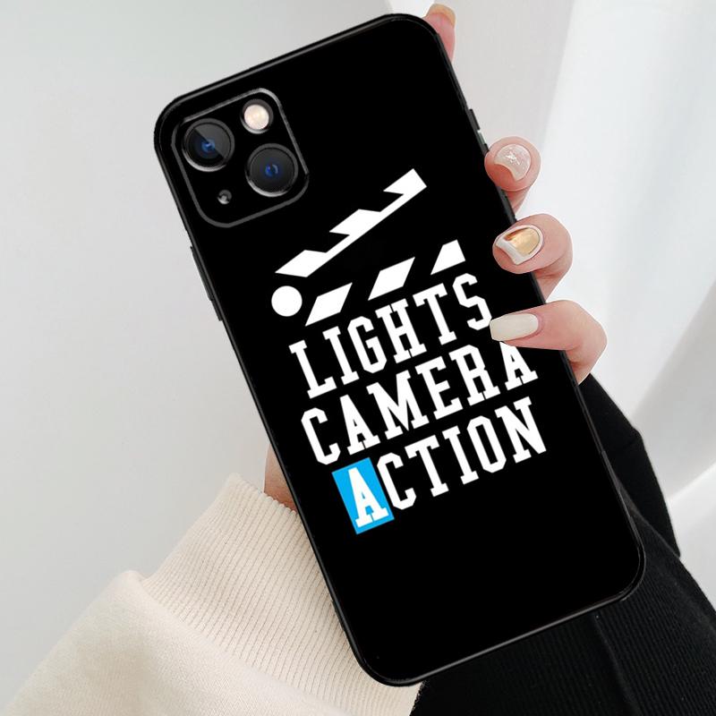Film Movie Maker Clapperboard Take Phone Case For iPhone 17 Pro Max 16 15 14 11 12 13 Pro Max Mini 15 16 Plus 16e 17 Air Cover