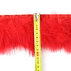 1Meter Fluffy Red Marabou Feather Trim Turkey Feathers For Crafts Ribbon Width 6-8" Turkey Plumes Fringe Diy Wedding Decoration