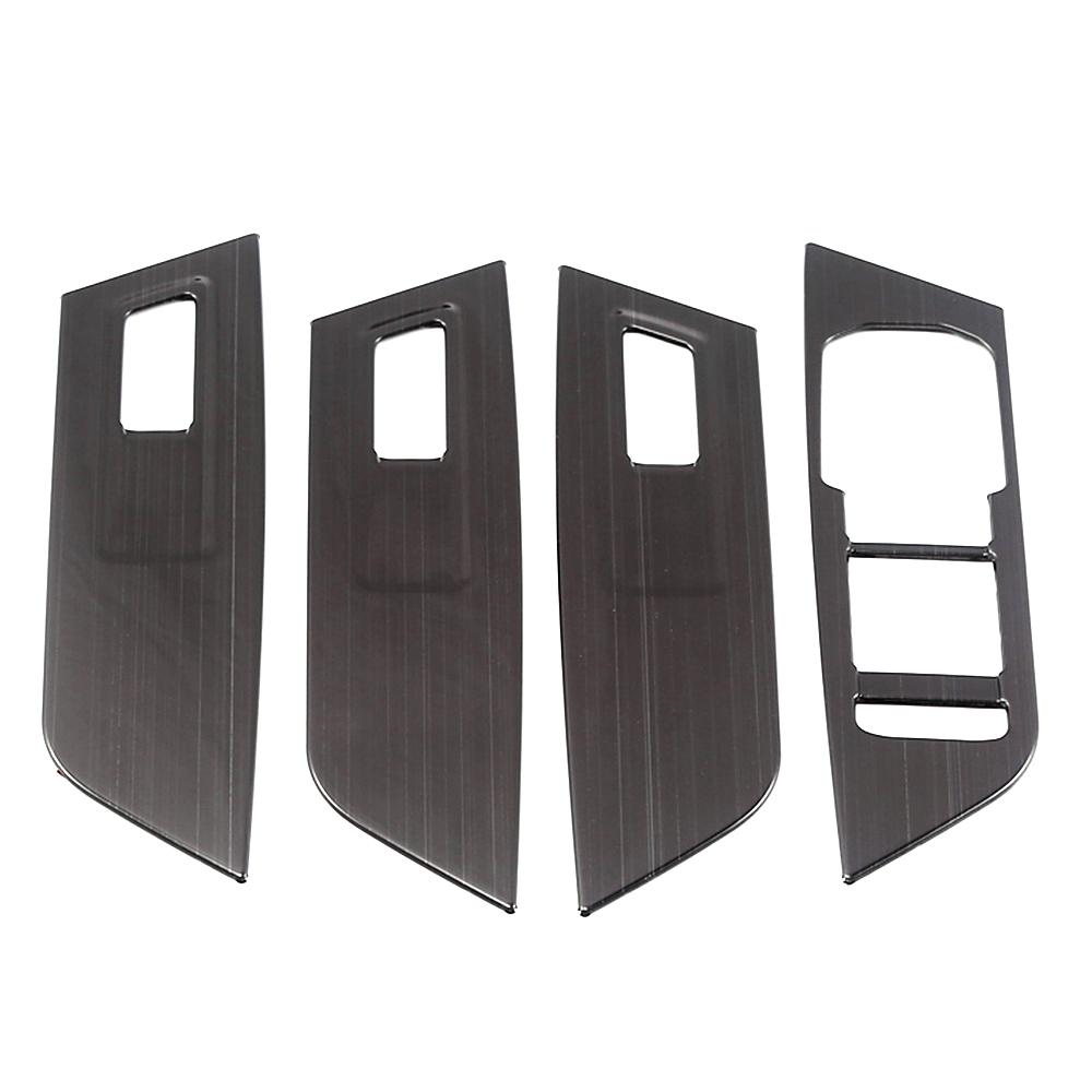 

Для Skoda Karoq 2017-2024 салон автомобиля дверь подлокотник стеклоподъемник переключатель кнопка панель крышка нержавеющая сталь отделка модификация наклейка чёрный