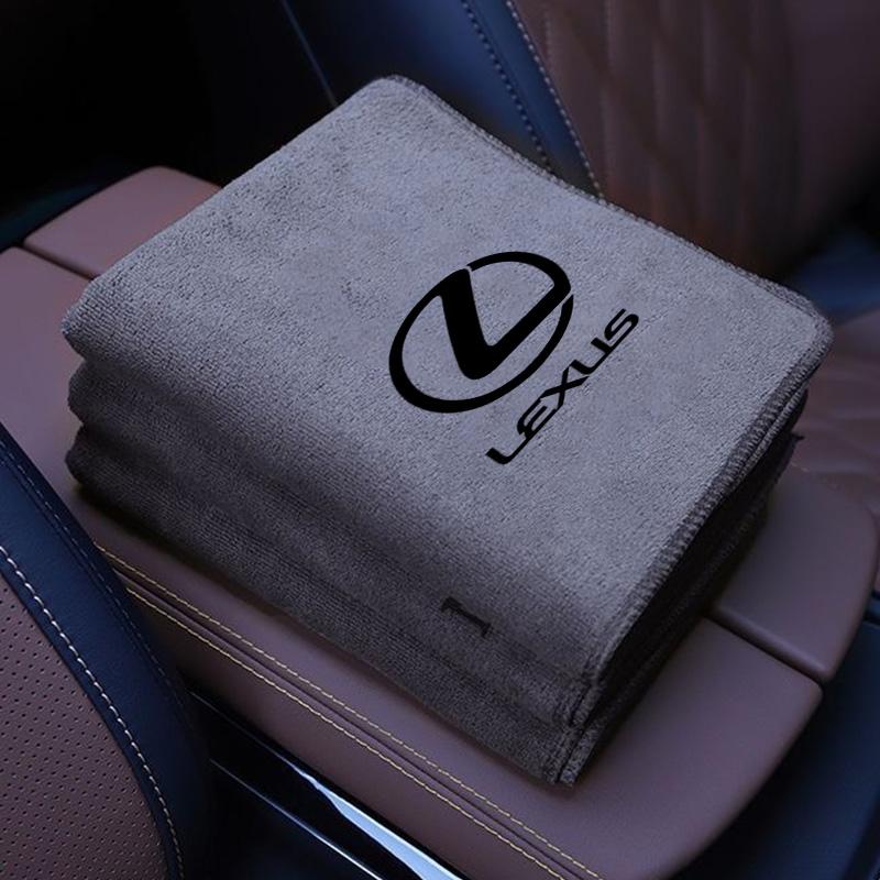 1pcs Car Wash Drying Cloth Towel Auto Detailing Polishing Clean Tool For Lexus IS250 Ct200h LS430 LX570 NX300h IS300h RX330 ADR1